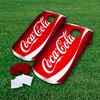 Toy Time Toy Time Cornhole Bean Bag Toss Game, Coca Cola Can Shaped Wooden Boards with 8 Red / White Beanbags 157944UER